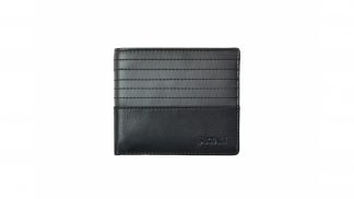 Pánská kožená peněženka Segali černá/šedá