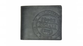 Pánská kožená peněženka Segali 614826 A černá