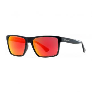 Horsefeathers sluneční brýle Merlin gloss black/mirror red polarized