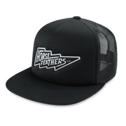 Horsefeathers kšiltovka Blaine black trucker