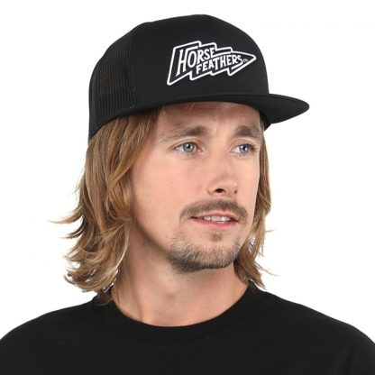 Horsefeathers kšiltovka Blaine black trucker