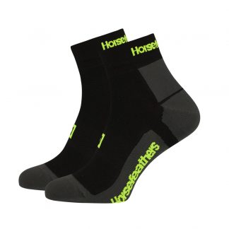 Horsefeathers ponožky Cadence black/limeade