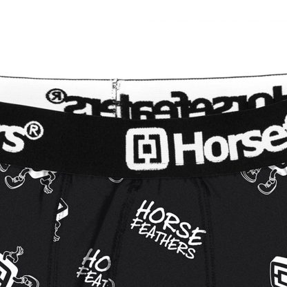 Horsefeathers pánské boxerky Sidney logoman black