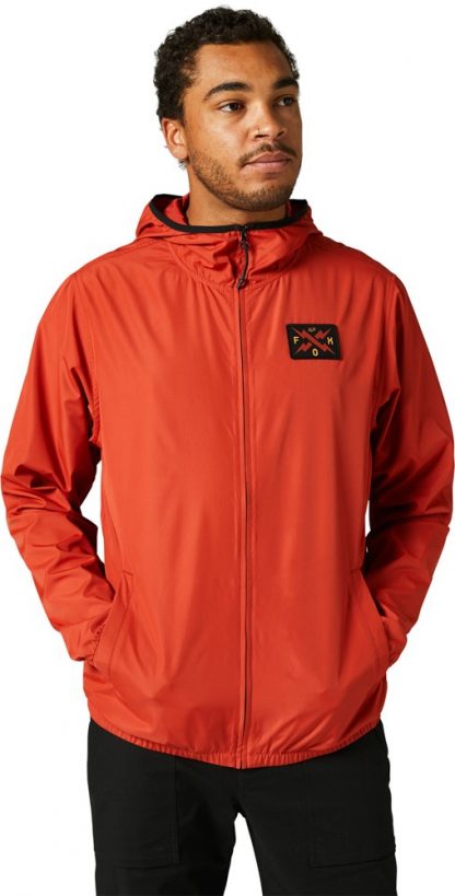 Pánská bunda Fox Calibrated windbreaker jkt red clear