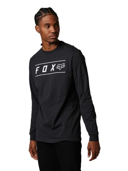 Pánské triko Fox Pinnacle Ls Premium Tee black