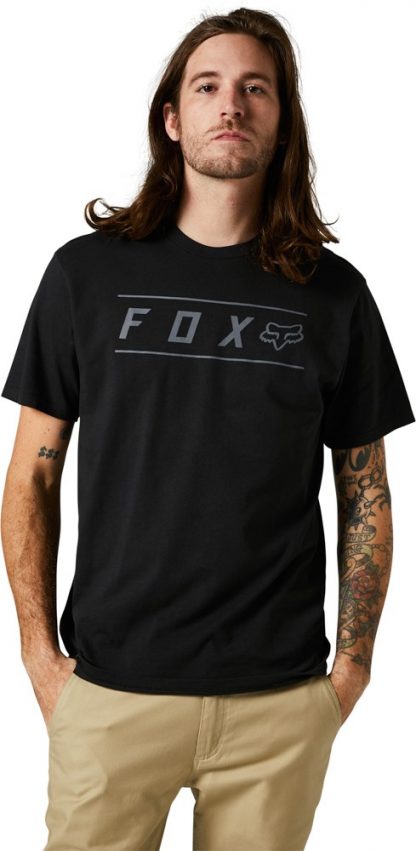 Pánské triko Fox Pinnacle Ss Premium tee blac/black