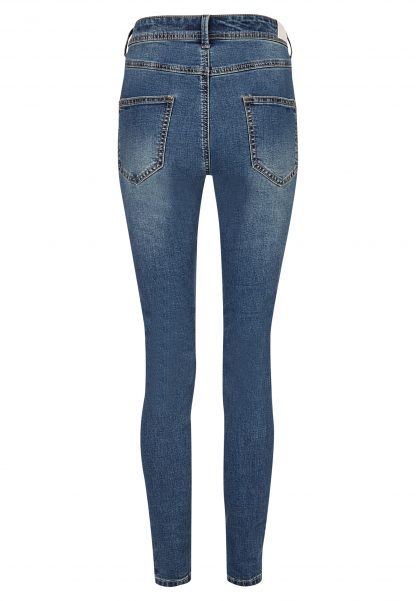 Dámské rifle Broadway Lou medium blue wash