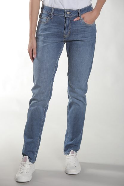 Dámské rifle Cross Jeans Rose středně modrá N 487-077