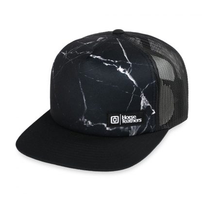 Horsefeathers kšiltovka Mave black marble trucker