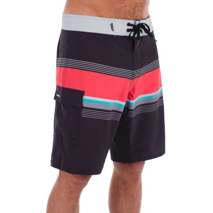 Horsefeathers boardshorts plavky Kole red dawn