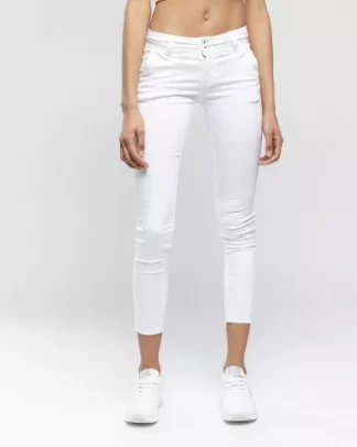 Dámské bílé kalhoty Devergo bílé