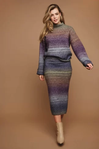 Dámská pletená sukně Rino Pelle Eddo multi color