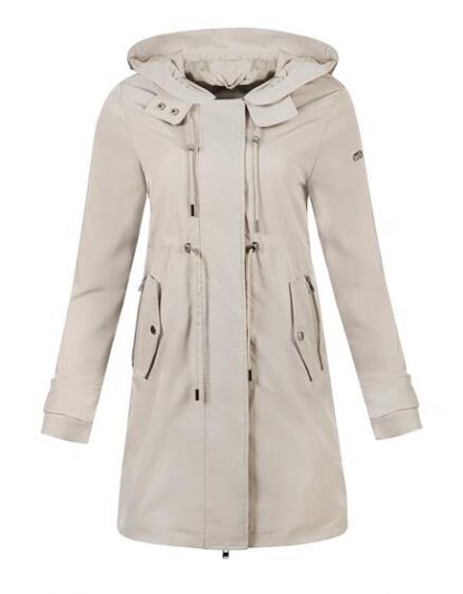 Dámská béžová parka Cross 81252-009