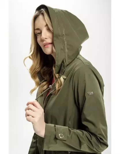 Dámská zelená parka Cross 81252-015