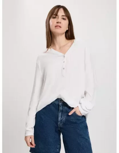 Dámská bílá košile Cross jeans 75440