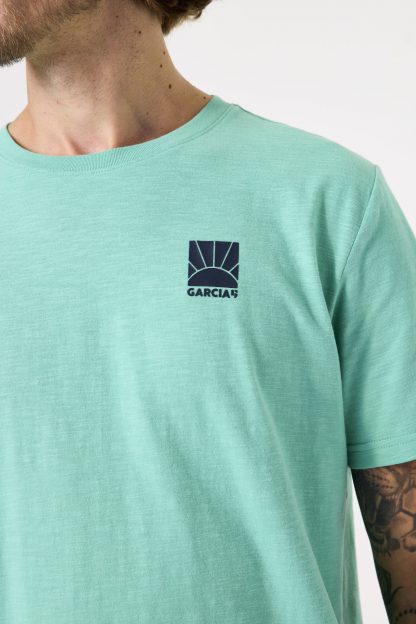 Pánské triko Garcia jeans mint green