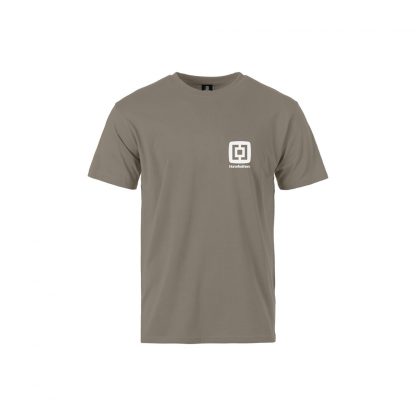 Horsefeathers Triko Mini Logo – taupe
