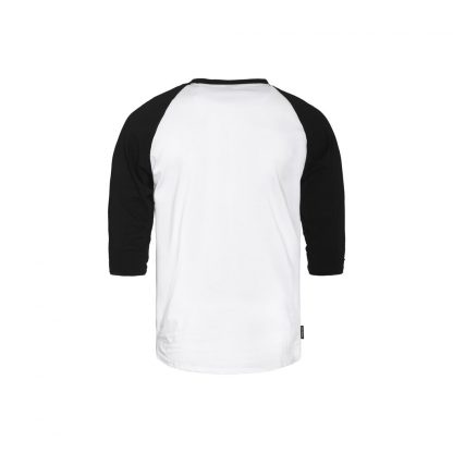 Horsefeathers Triko Rollin Raglan – white/black