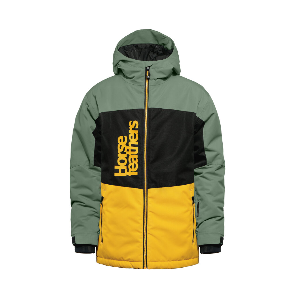 Horsefeathers Dětská zimní bunda Juno – iceberg green