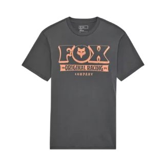 Pánské triko Fox Banner ss Prem dark shadow