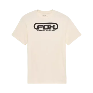 Pánské triko Fox Global ss Prem white