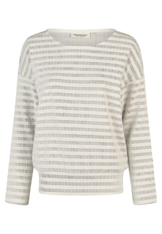 Dámská mikina Broadway bílá proužek