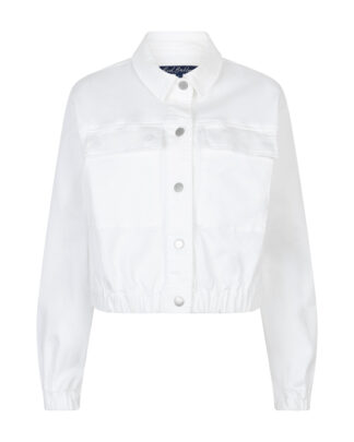 Dámský bílý riflový bomber Red Button Juno white denim