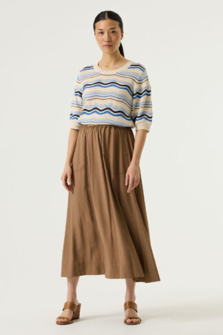 Dámská hnědá sukně Garcia jeans O260122