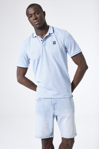 Pánské polo Garcia jeans světle modré Z1033