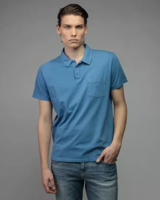 Pánské modré polo Devergo 4025