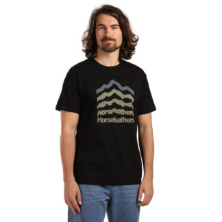 Horsefeathers Triko Landform - black